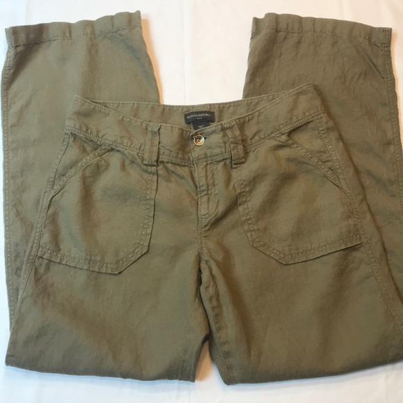 Banana Republic Pants - Banana Republic - Tan linen pant